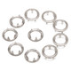 12mm PRYM Stainless Steel Pearl Snap Poppers Fasteners (Pack of 10)